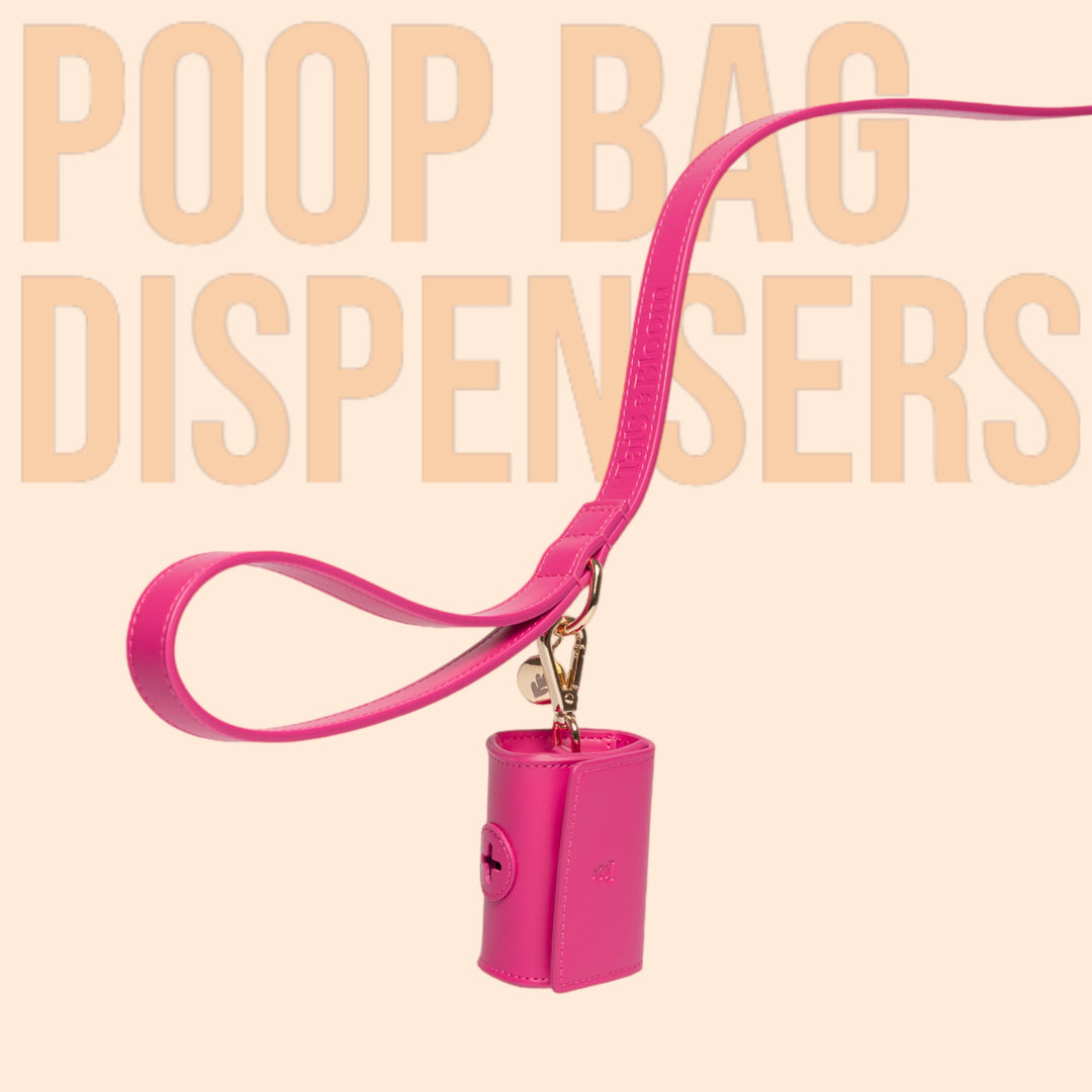 Tails & Bloom Vegan Leather Poop Bag Dispensers