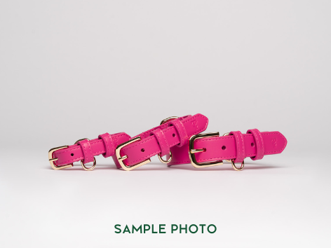 Raspberry Pink Collar - Size Small (Seconds)