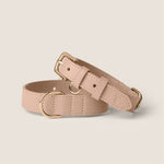 Biscotti vegan leather adjustable dog collar by Tails & Bloom - luxury pet accessory
