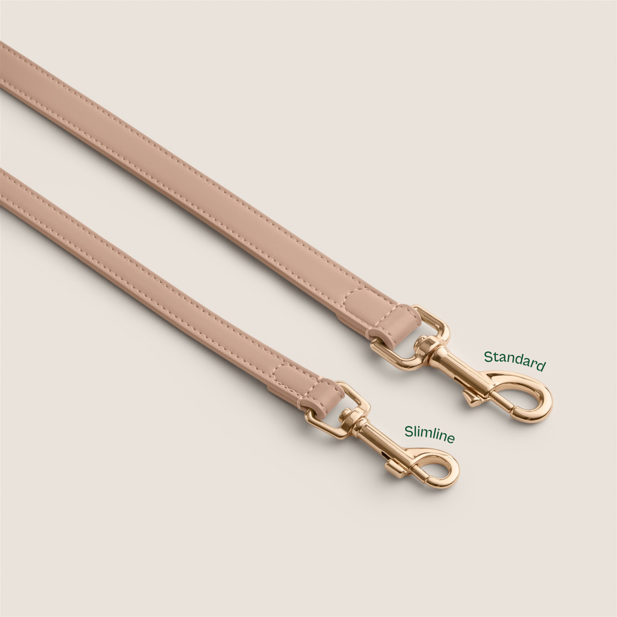 Biscotti vegan leather dog lead by Tails & Bloom - luxury pet accessory