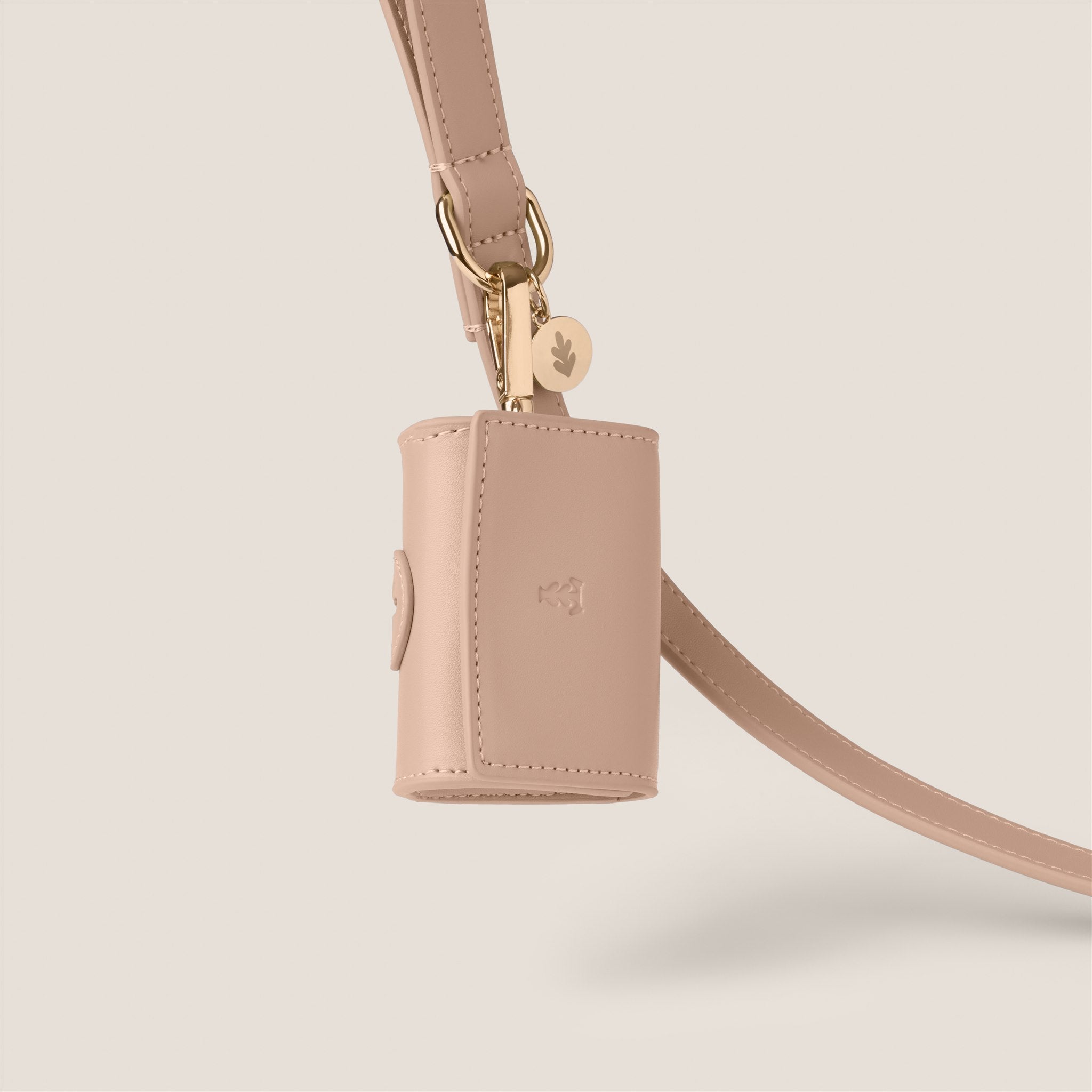 Biscotti premium vegan leather poop bag holder by Tails & Bloom