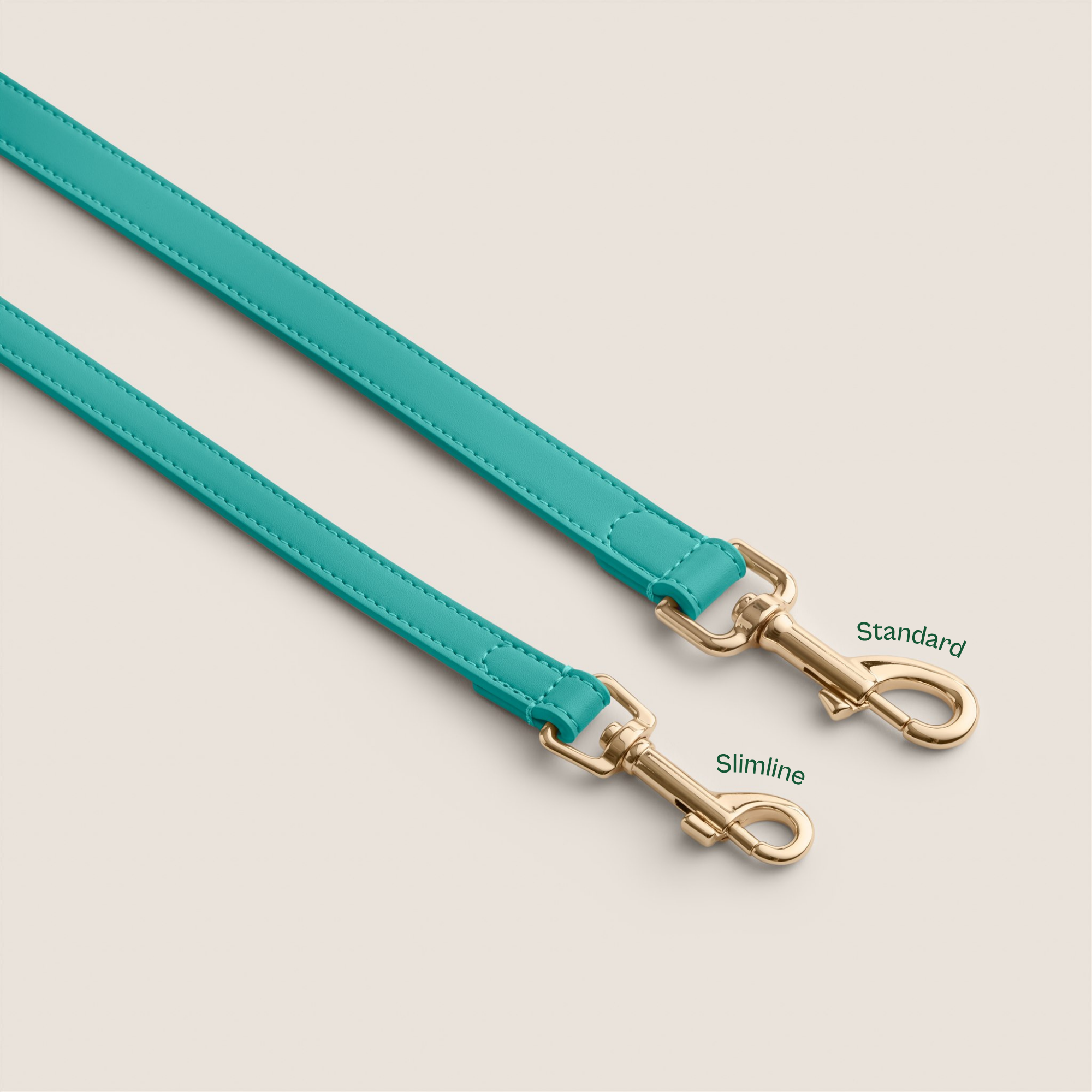 Capri vegan leather dog lead by Tails & Bloom - luxury pet accessory