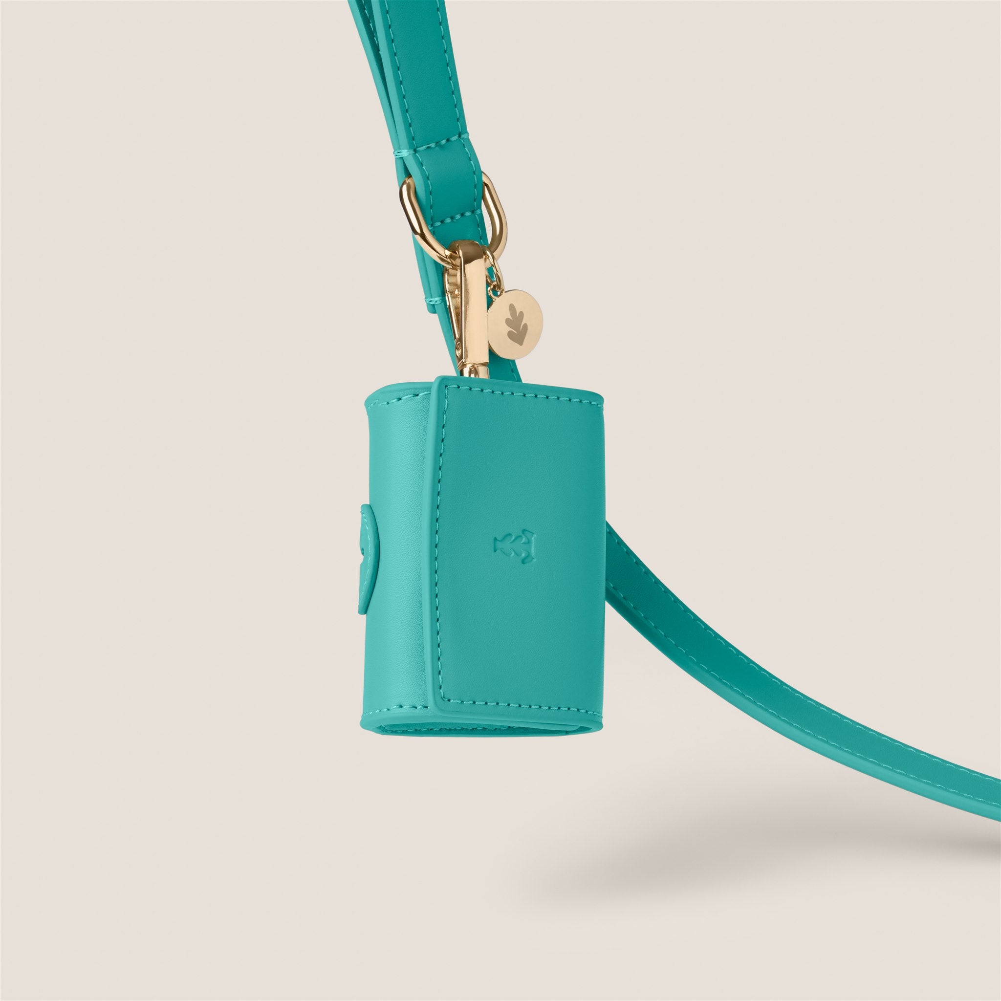 Capri premium vegan leather poop bag holder by Tails & Bloom