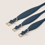 Tails & Bloom easy clean marine navy sighthound collar for whippet & italian greyhound - luxury