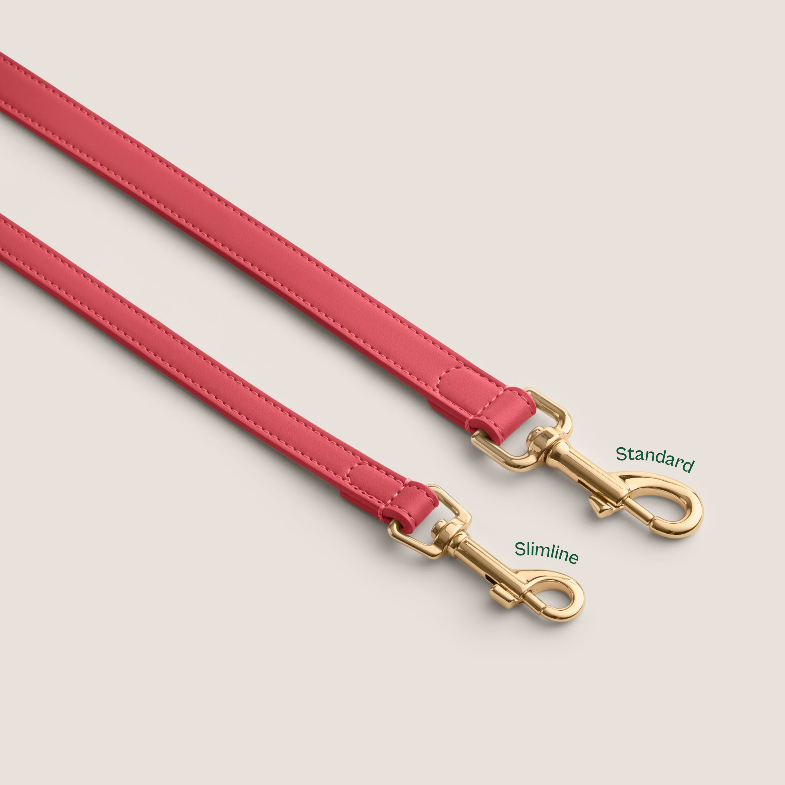 Tails & Bloom rose premium vegan leather dog lead - stylish & comfortable