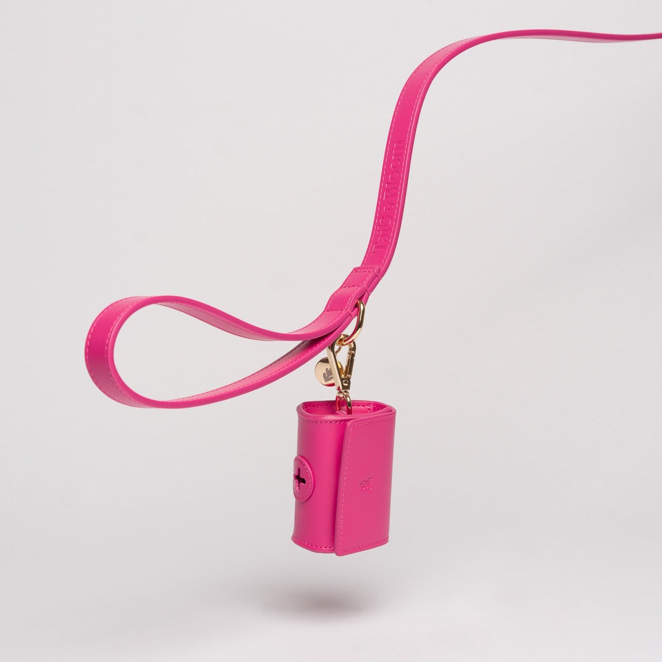 Pink Poop Bag Dispenser Tails & Bloom Stylish and Convenient Pet Waste Solution Tails&Bloom